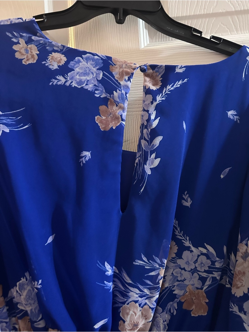 Torrid Cobalt Blue Floral Dress - Picture 4 of 4